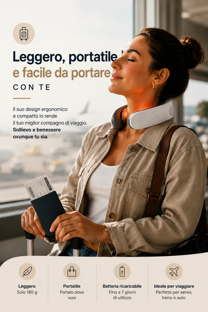 Massaggiatore Cervicale con Luce Rossa